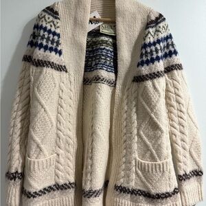 Cream Knit Cream Cardigan